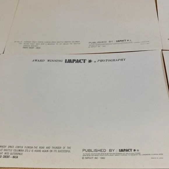 10 VINTAGE NASA POSTCARDS: KENNEDY SPACE CENTER FLORIDA.  PLUS BONUS!! - Picture 10 of 12